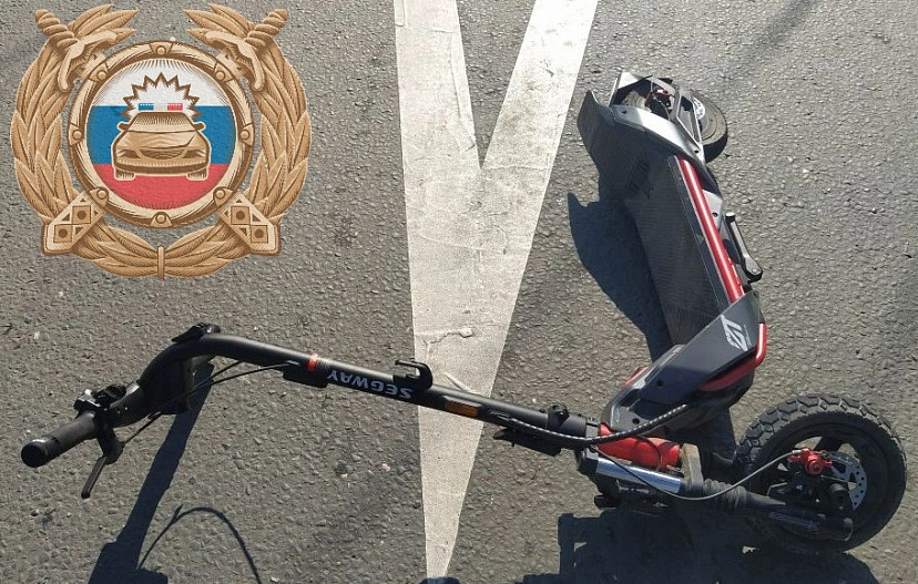 В Саратове травмировался мужчина на электросамокате